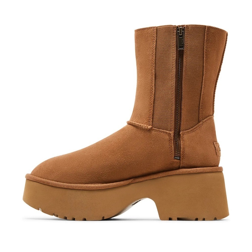 UGG Womens Classic Twin Seam Heights Chestnut Platform Boots 1158313 Size 12 New - Picture 4 of 16